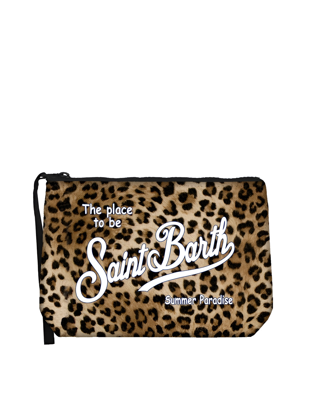 Mc2 Saint Barth POCHETTE ALINE ANIMALIER Marrone