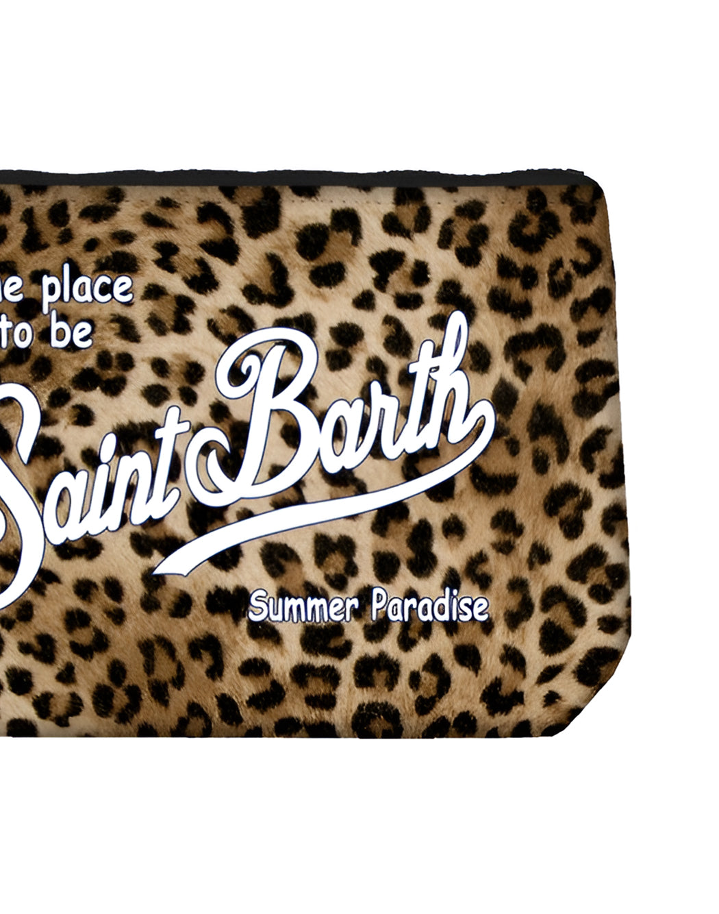 Mc2 Saint Barth POCHETTE ALINE ANIMALIER Marrone