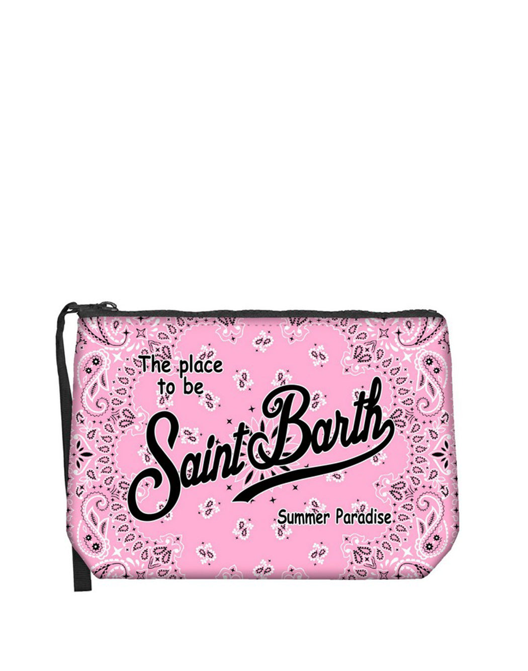 Mc2 Saint Barth POCHETTE ALINE CON STAMPA BANDANA Rosa