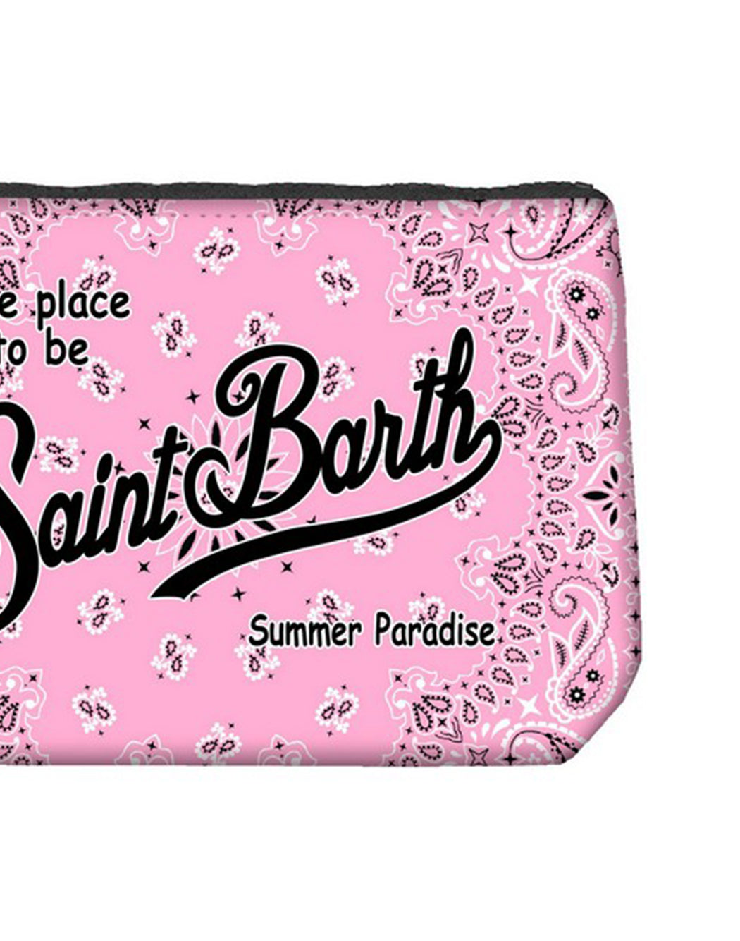 Mc2 Saint Barth POCHETTE ALINE CON STAMPA BANDANA Rosa
