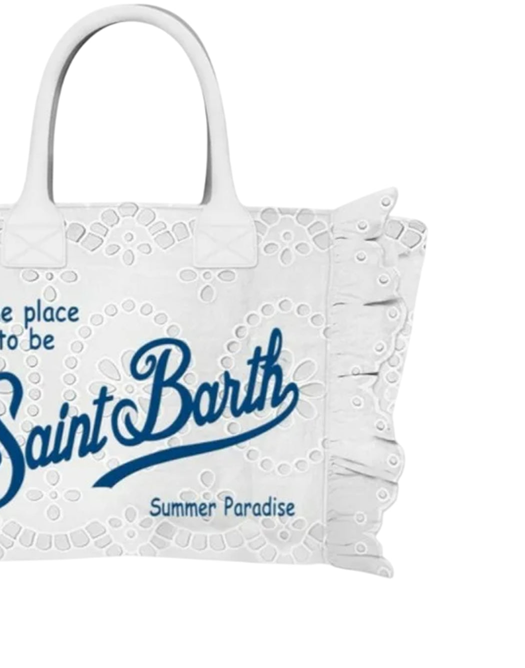 Mc2 Saint Barth BORSA COLETTE VOLANT N Bianco