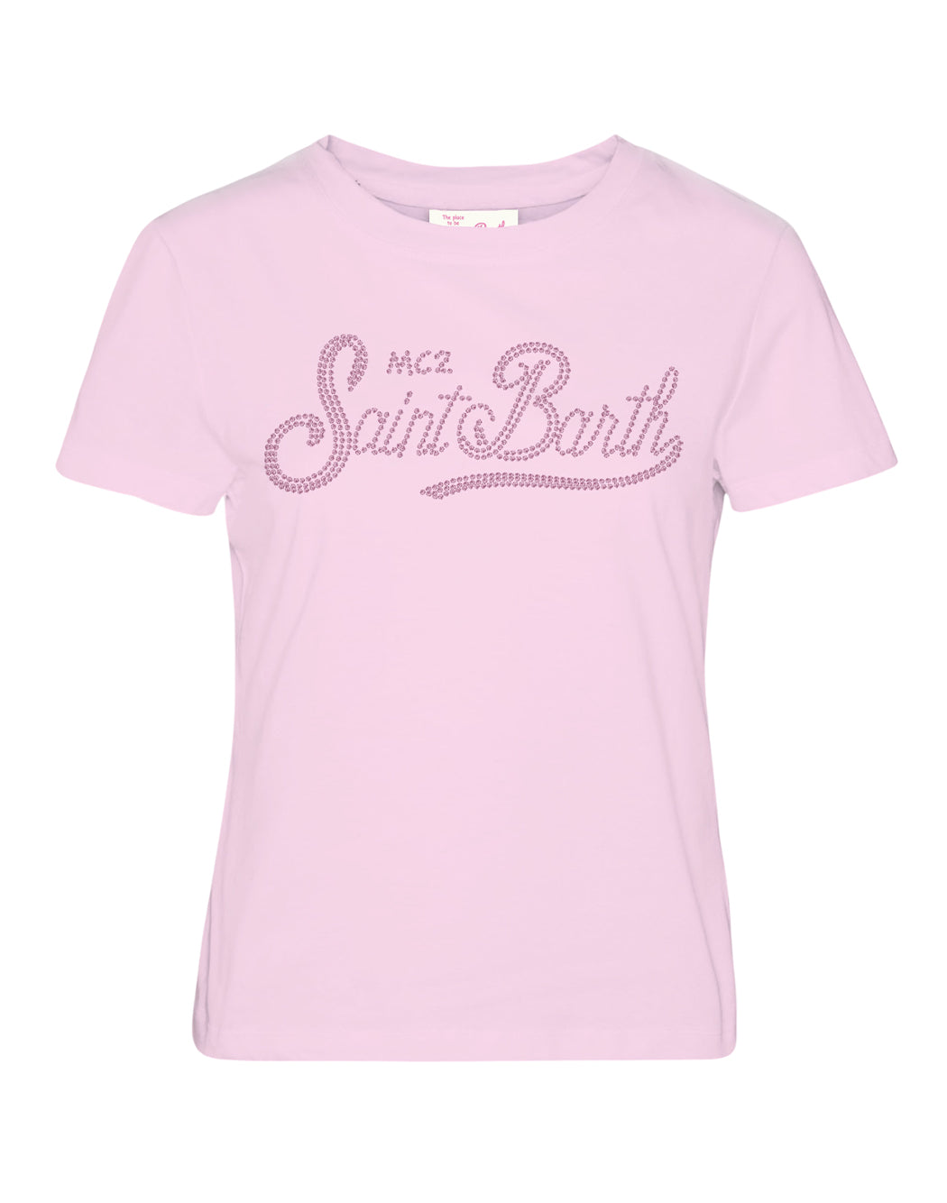 Mc2 Saint Barth EMILIE T SHIRT WITH Pink LOGO
