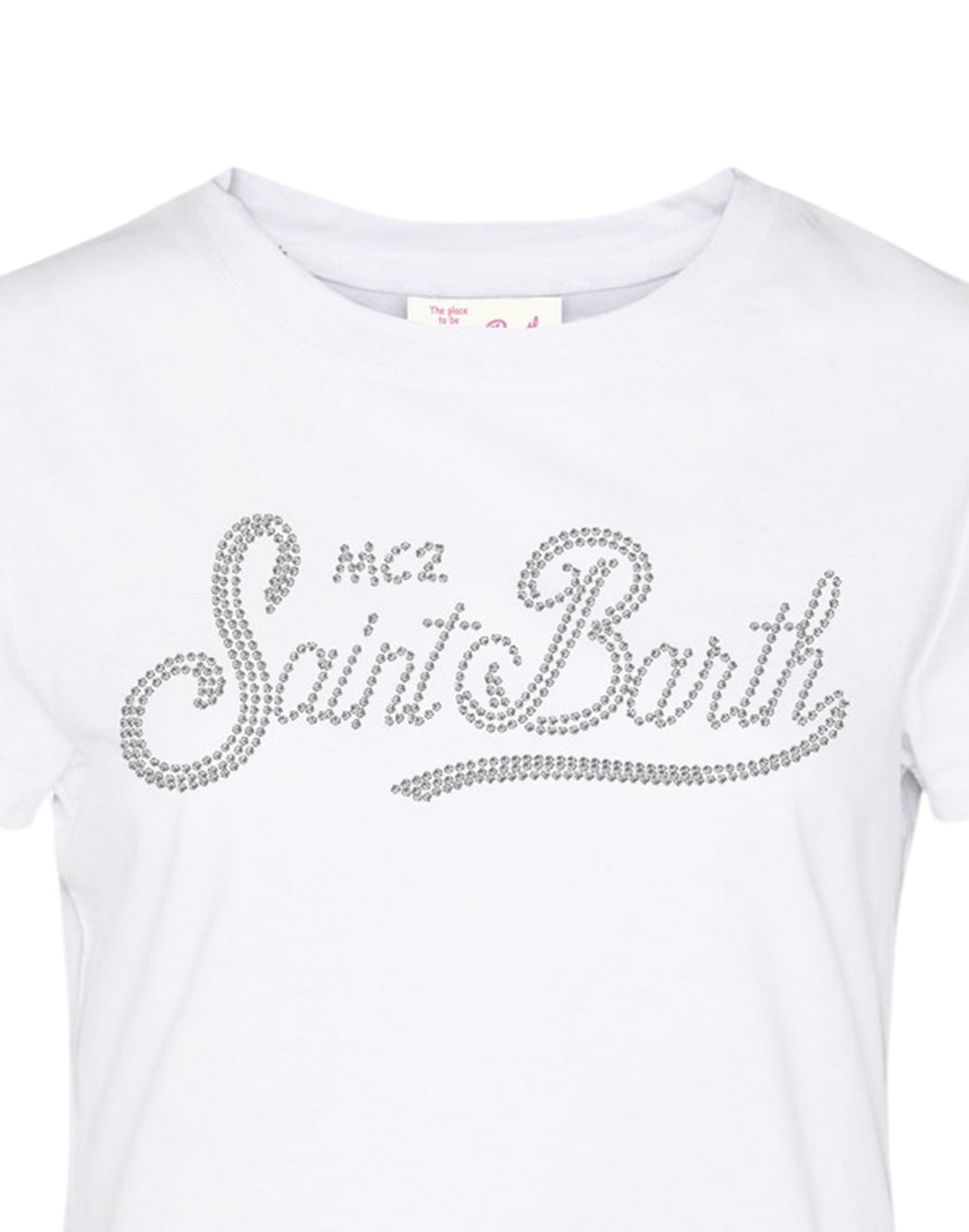Mc2 Saint Barth EMILIE T SHIRT WITH LOGO White