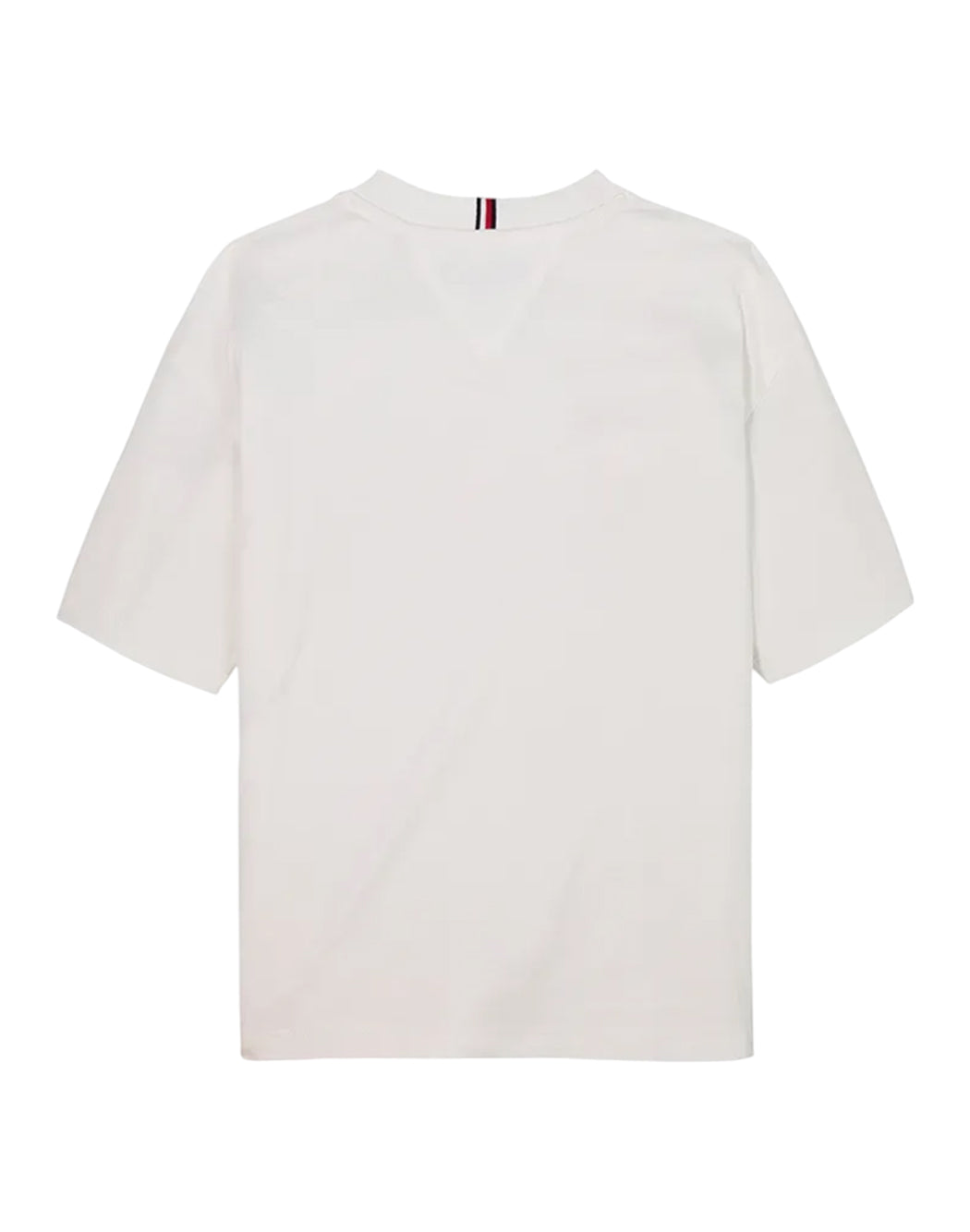 Tommy Hilfiger T SHIRT BASIC CON LOGO Bianco