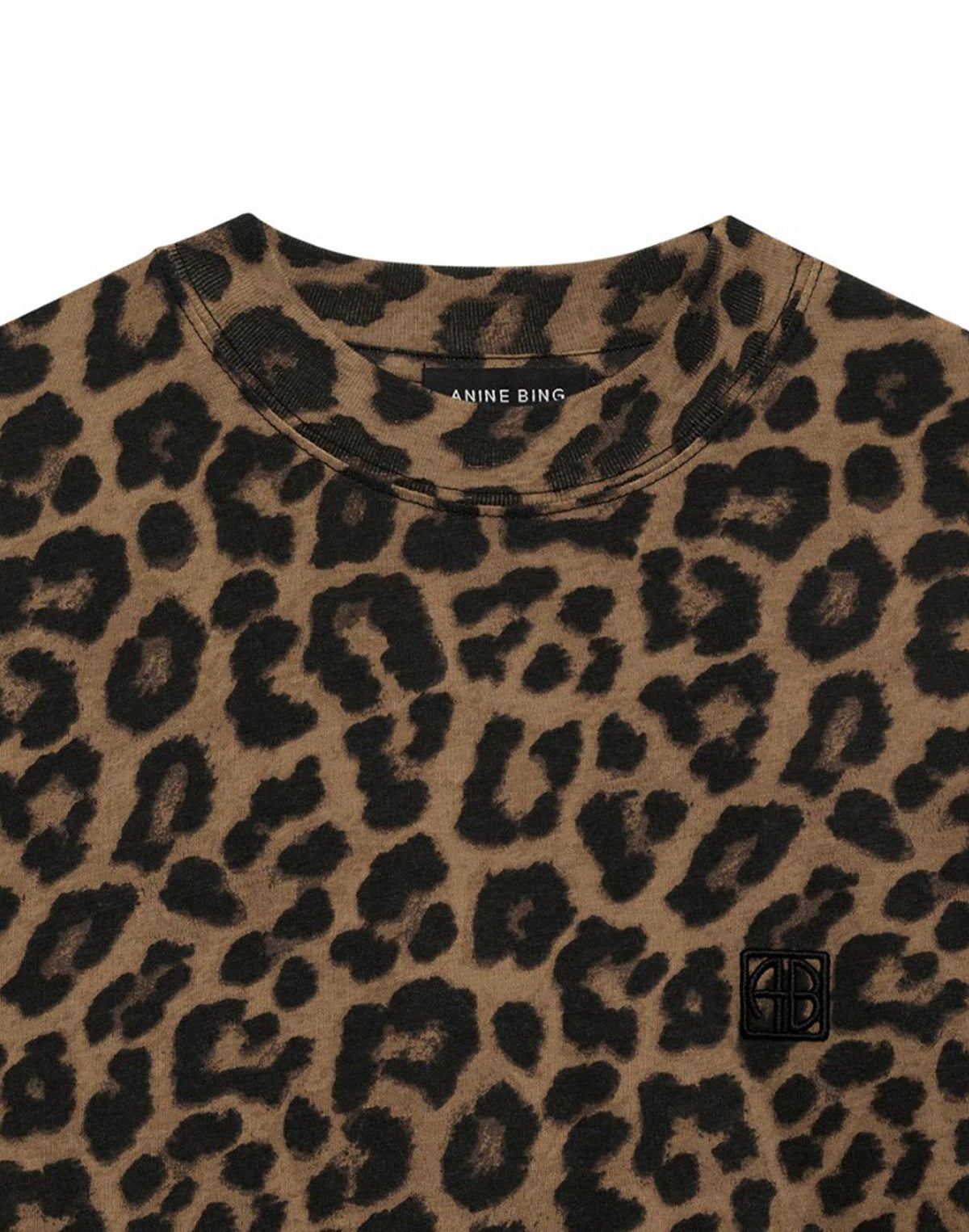 Anine Bing T SHIRT AVI TEE Marrone