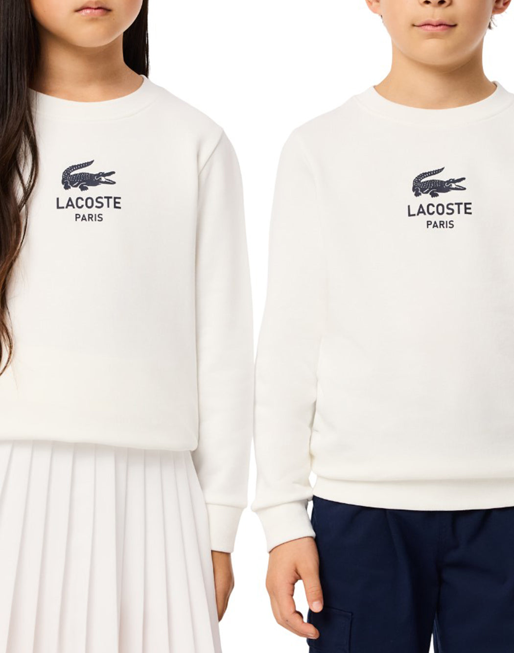 Lacoste FELPA CON LOGO Bianco