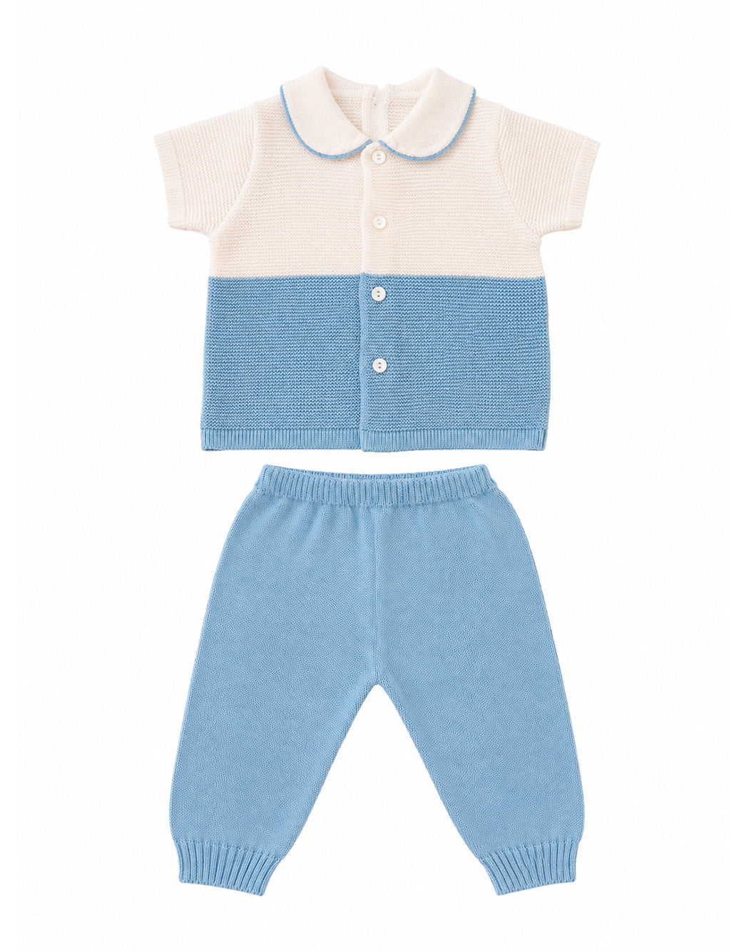 Baby Lord COMPLETO CON RICAMO ORSI Bianco
