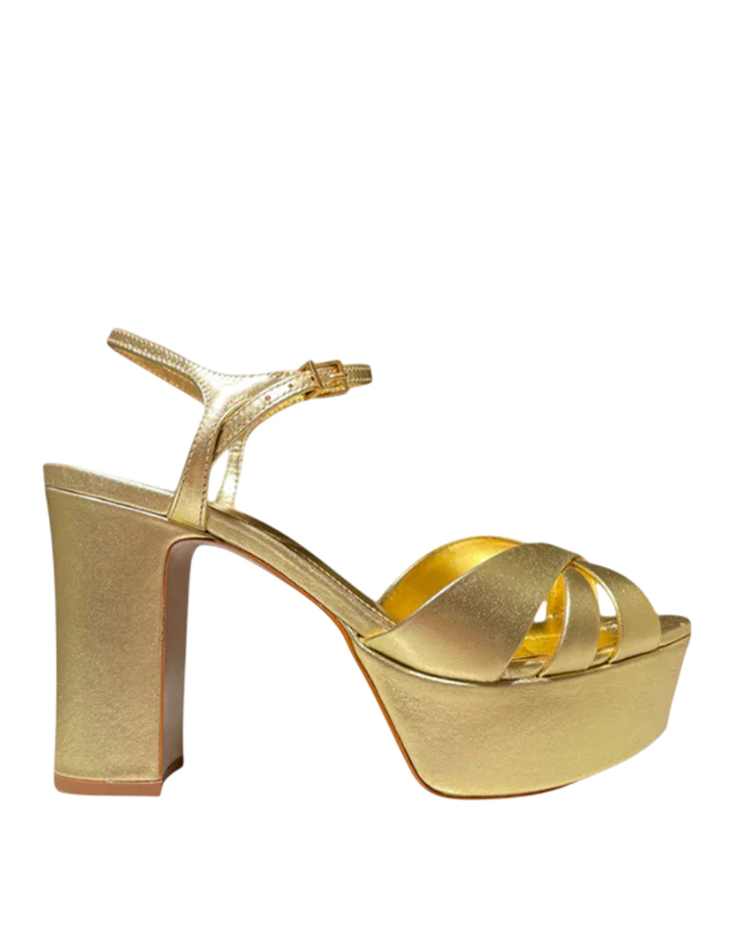Schutz SANDALO CON TACCO Oro