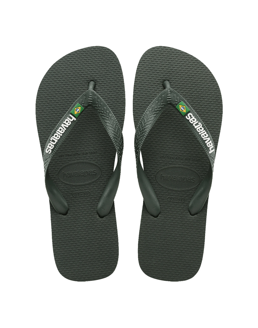 "Havaianas CIABATTE "BRASIL LOGO" Verde"