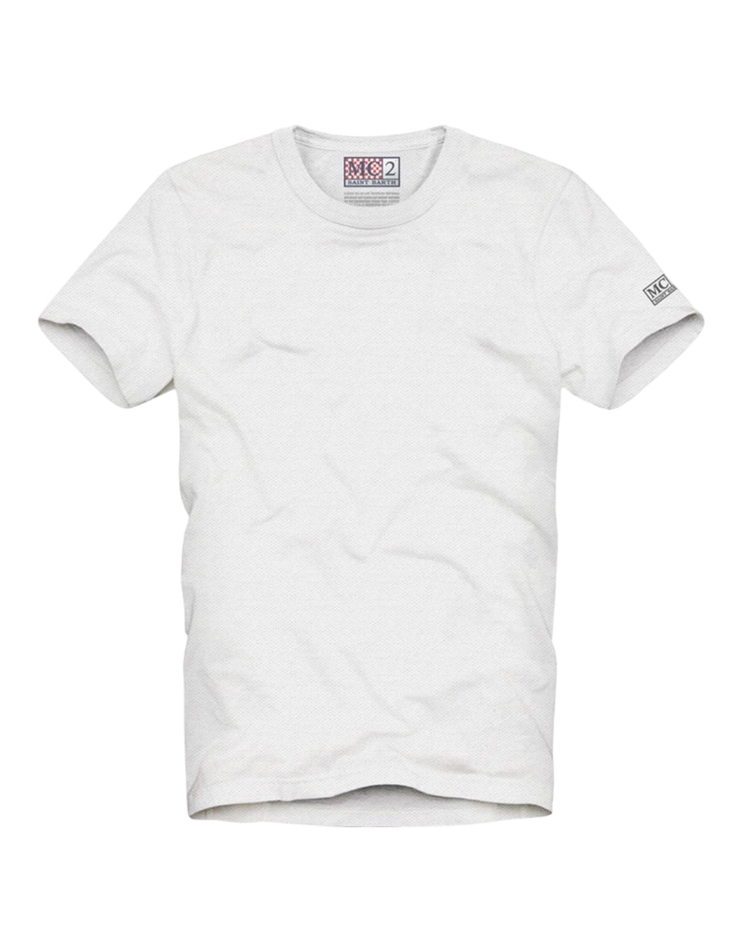 Mc2 Saint Barth T-SHIRT CALYPSO BASIC Bianco
