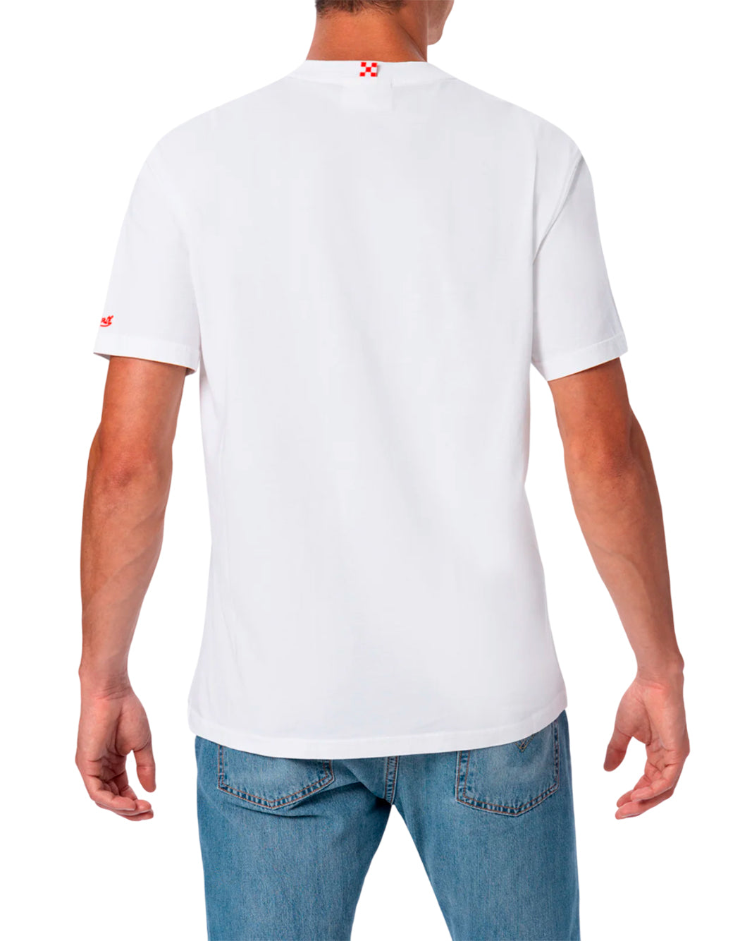Mc2 Saint Barth T-SHIRT CON LOGO FRONTALE Bianco