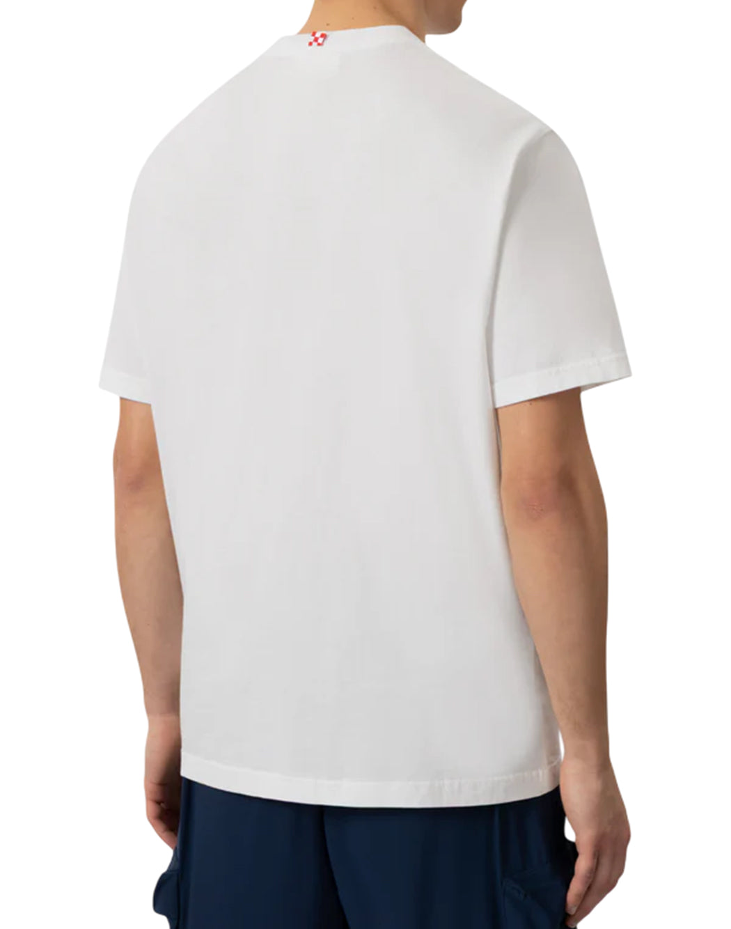 Mc2 Saint Barth T SHIRT CON RICAMO GIN GIN Bianco