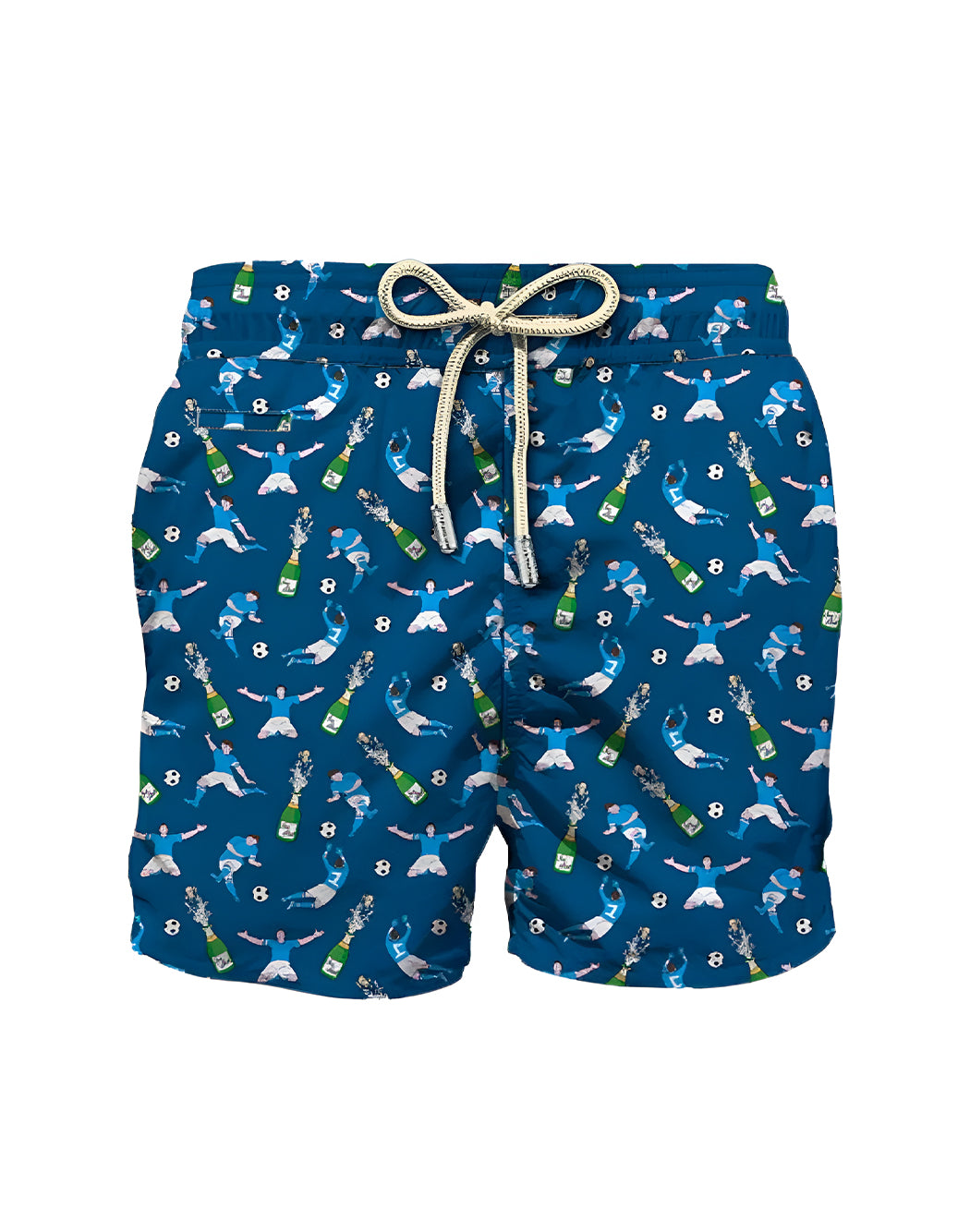 Mc2 Saint Barth SHORTS MARE LIGHTING MICRO FANTASIA Blu
