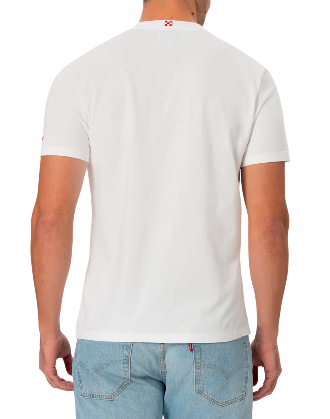 "Mc2 Saint Barth T-SHIRT "AUSTIN GOLDEN HOUR" White"
