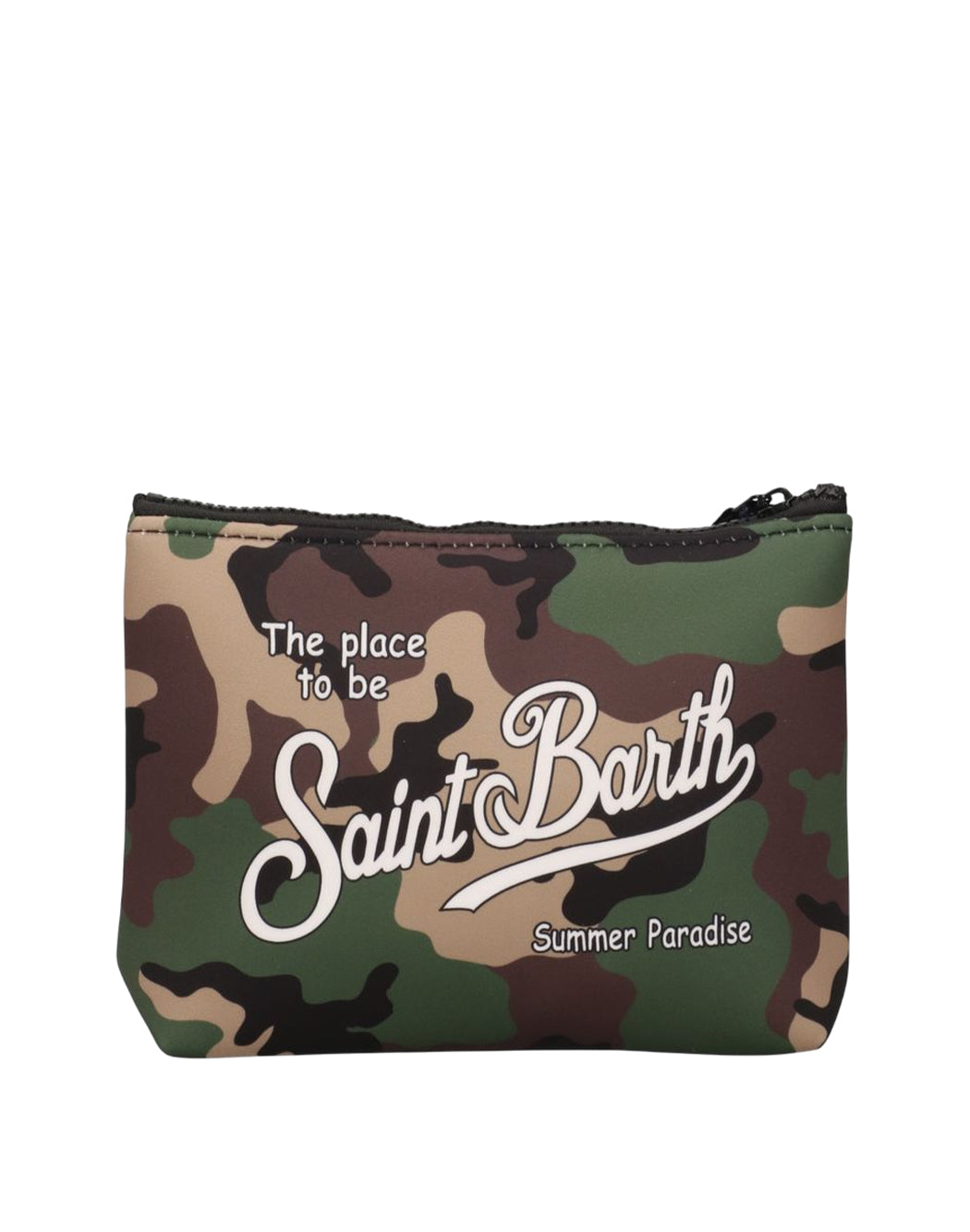 "Mc2 Saint Barth POCHETTE "ALINE" CON STAMPA CAMOUFLAGE Verde"