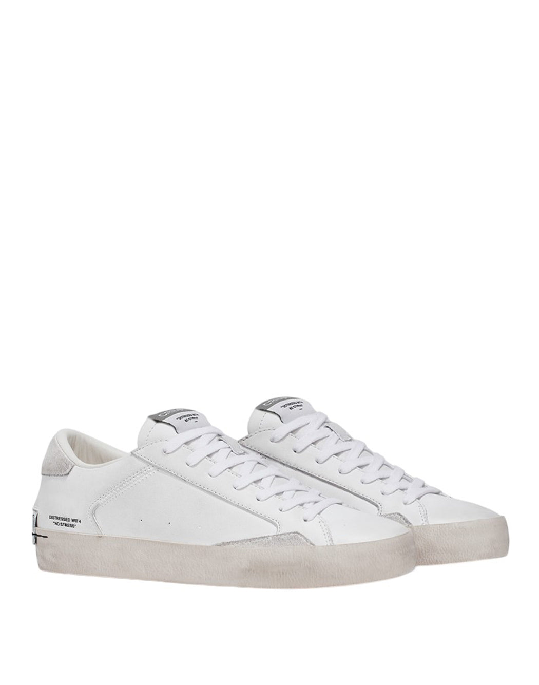 Crime London SNEAKERS CRIME LONDON DISTRESSED - 26019PP5B Bianco