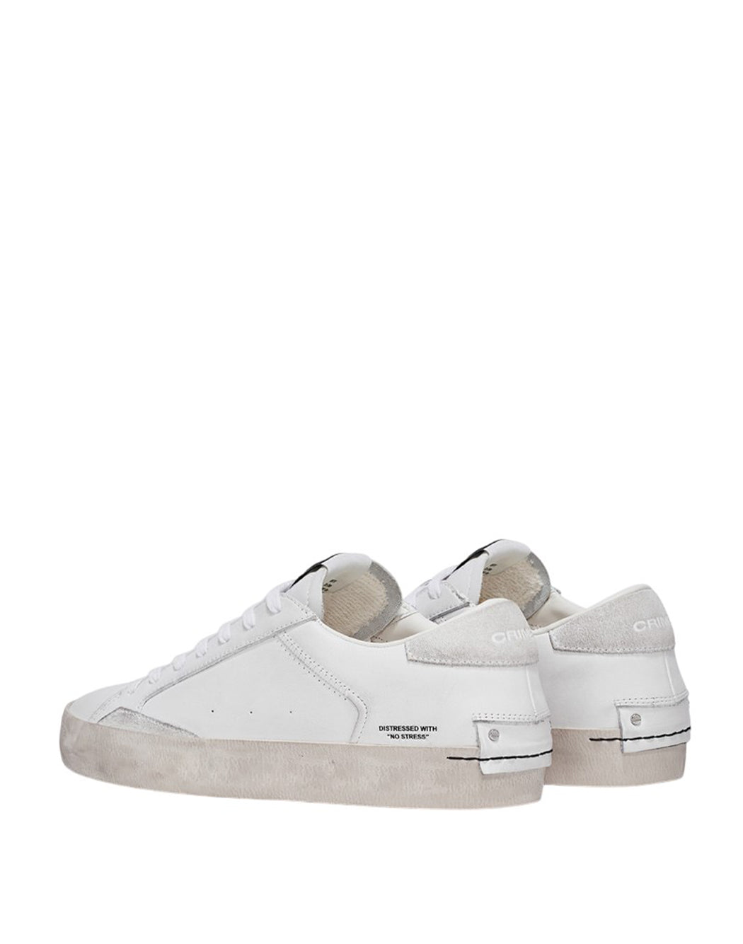 Crime London SNEAKERS CRIME LONDON DISTRESSED - 26019PP5B Bianco