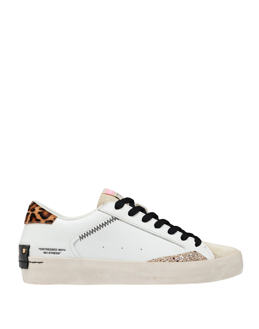 Crime London SNEAKERS DISTRESSED SAVAGE Bianco