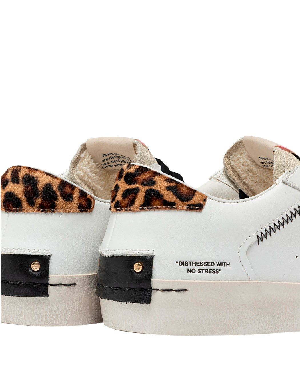 Crime London SNEAKERS DISTRESSED SAVAGE Bianco