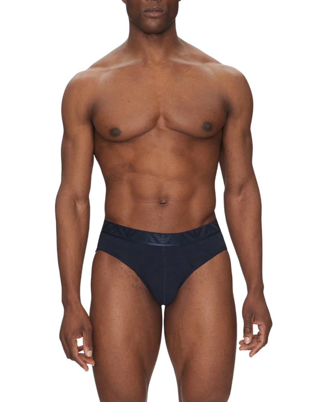 Emporio Armani Underware SLIP SHINY LOGOBAND ASV Blu