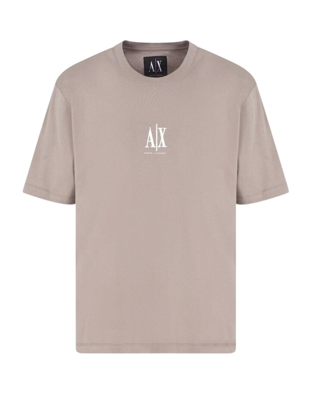 Armani Exchange T SHIRT CON LOGO Marrone