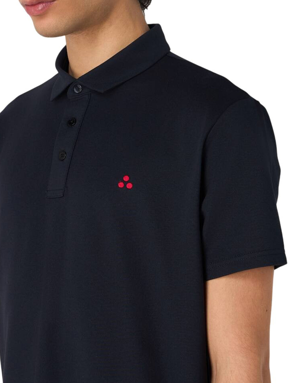 Peuterey T-SHIRT CON RICAMO LOGO Blu
