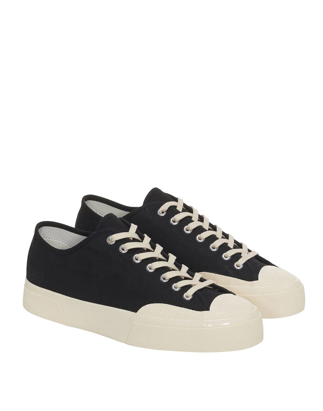 "Superga SNEAKERS "2432 WORKS LOW CUT COTTON CANVAS" Nero"