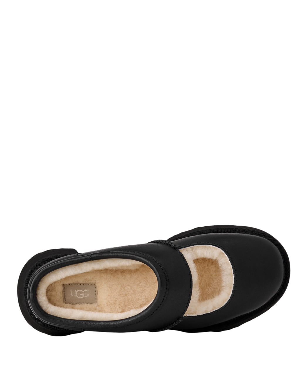 Ugg CIABATTA MARY JANE BEA LEATHER Nero