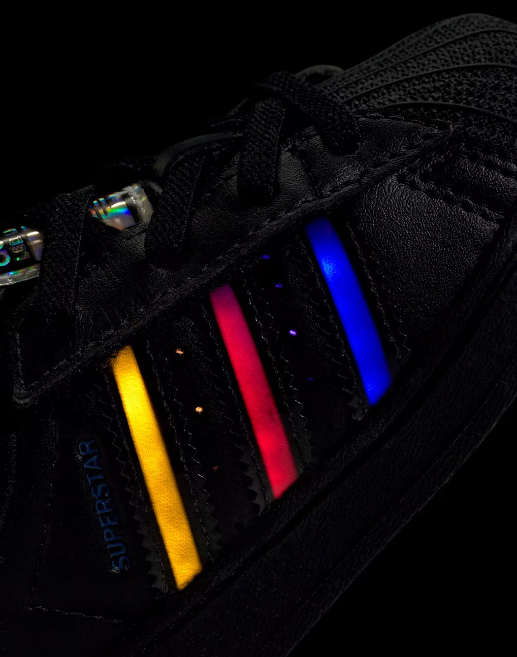 Adidas SNEAKERS SUPERSTAR CON LUCI A LED Nero