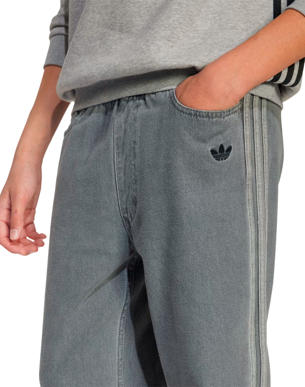 Adidas PANTALONI DENIM Nero