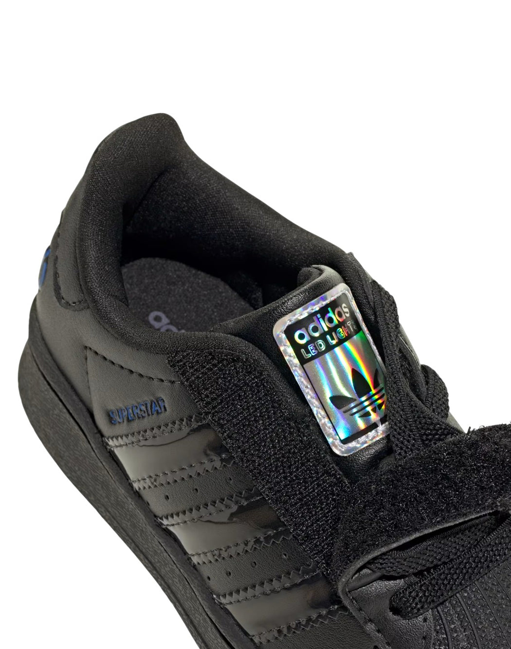 Adidas SUPERSTAR SNEAKERS WITH LED LIGHTS Black