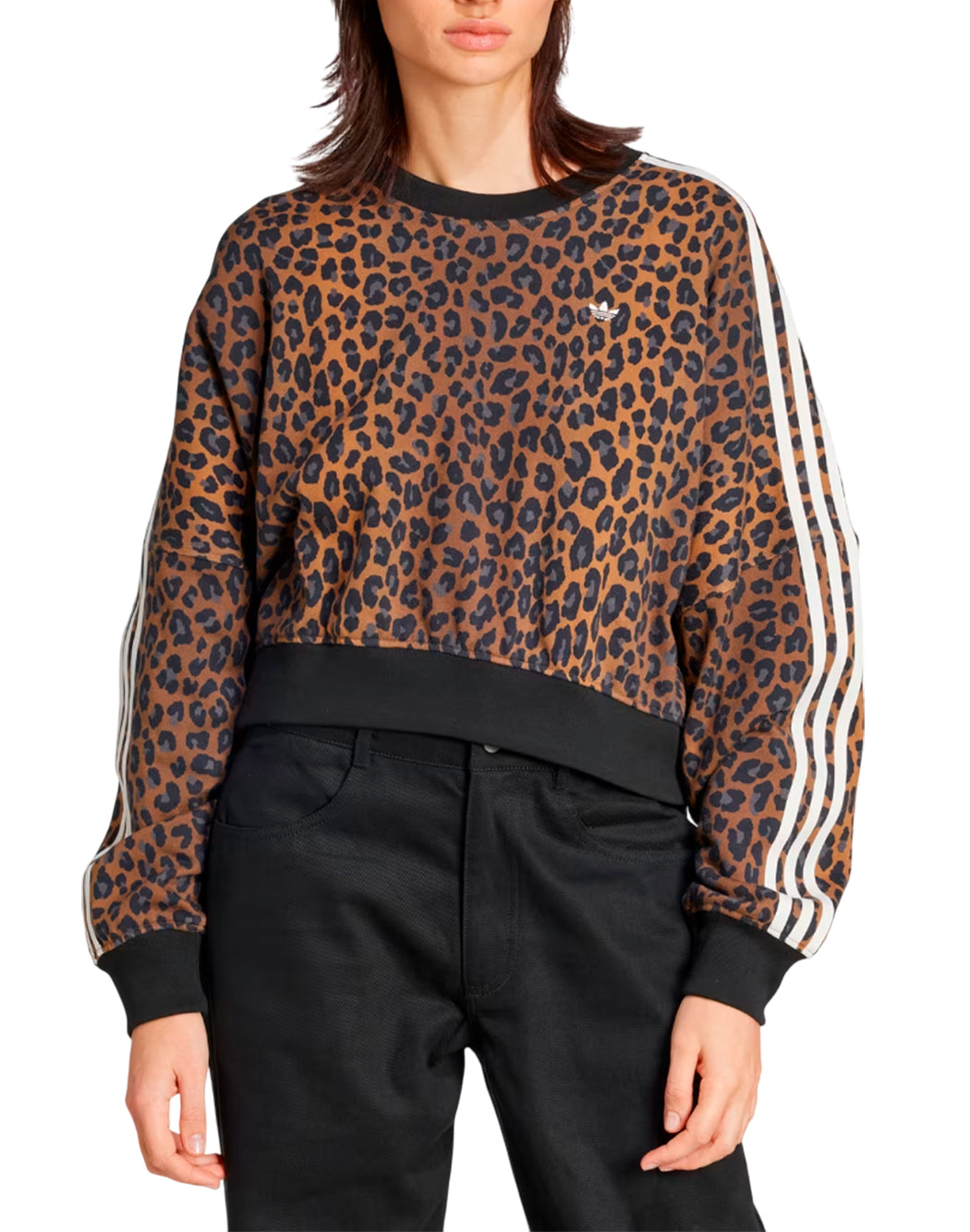 Adidas FELPA GIROCOLLO LEOPARDATA Multicolor