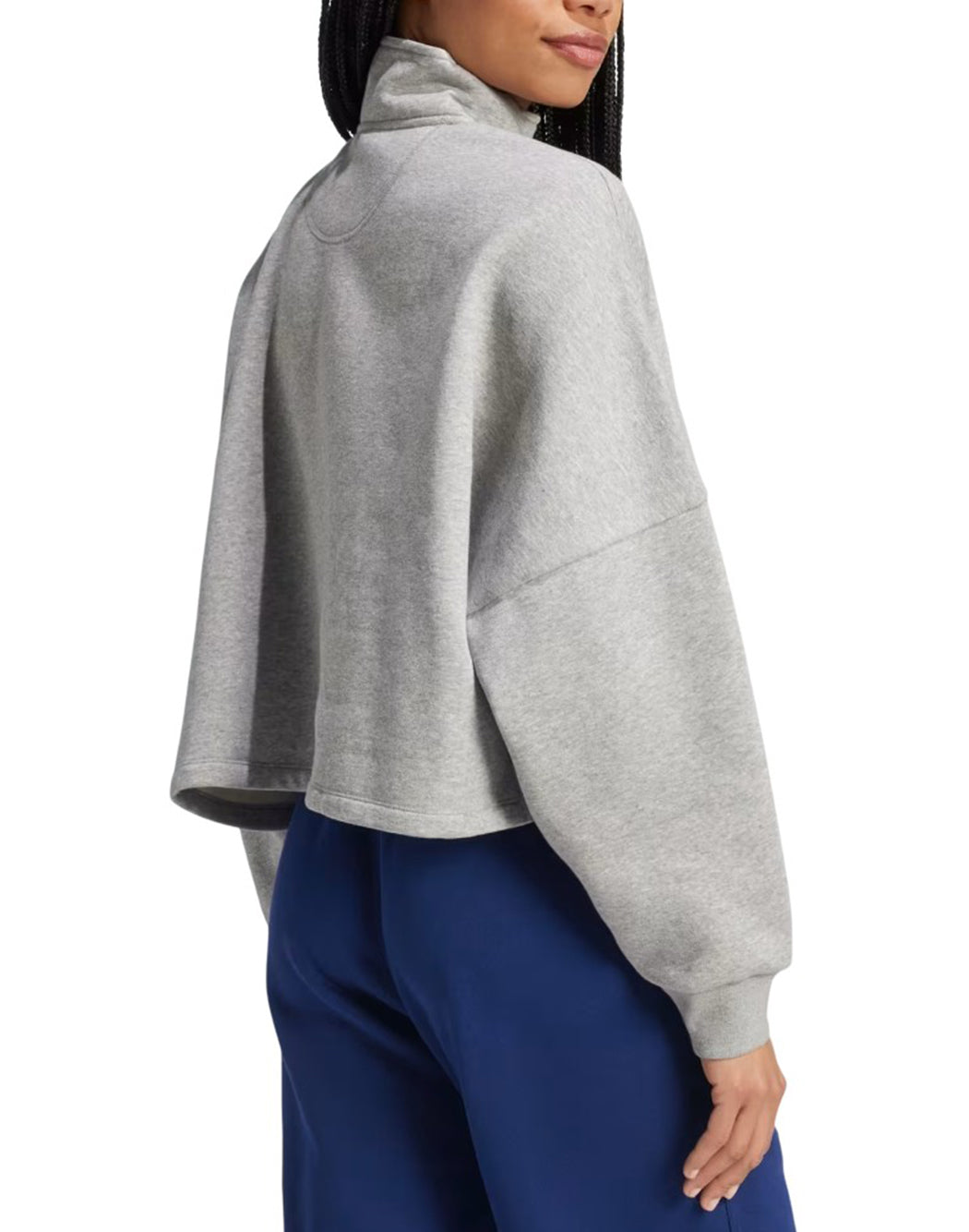 Adidas FELPA CON COLLO ALTO Grigio
