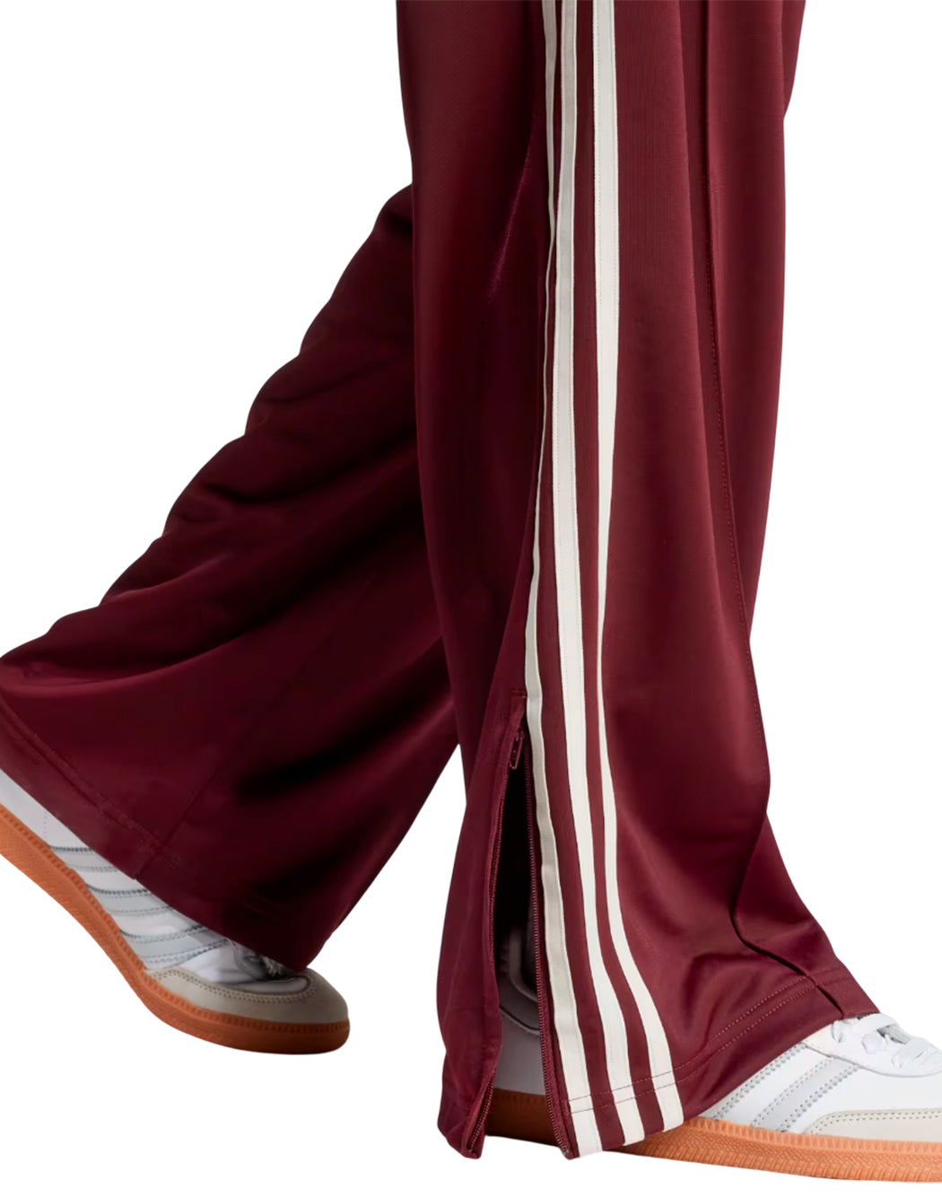 Adidas PANTALONI A GAMBA LARGA Rosso