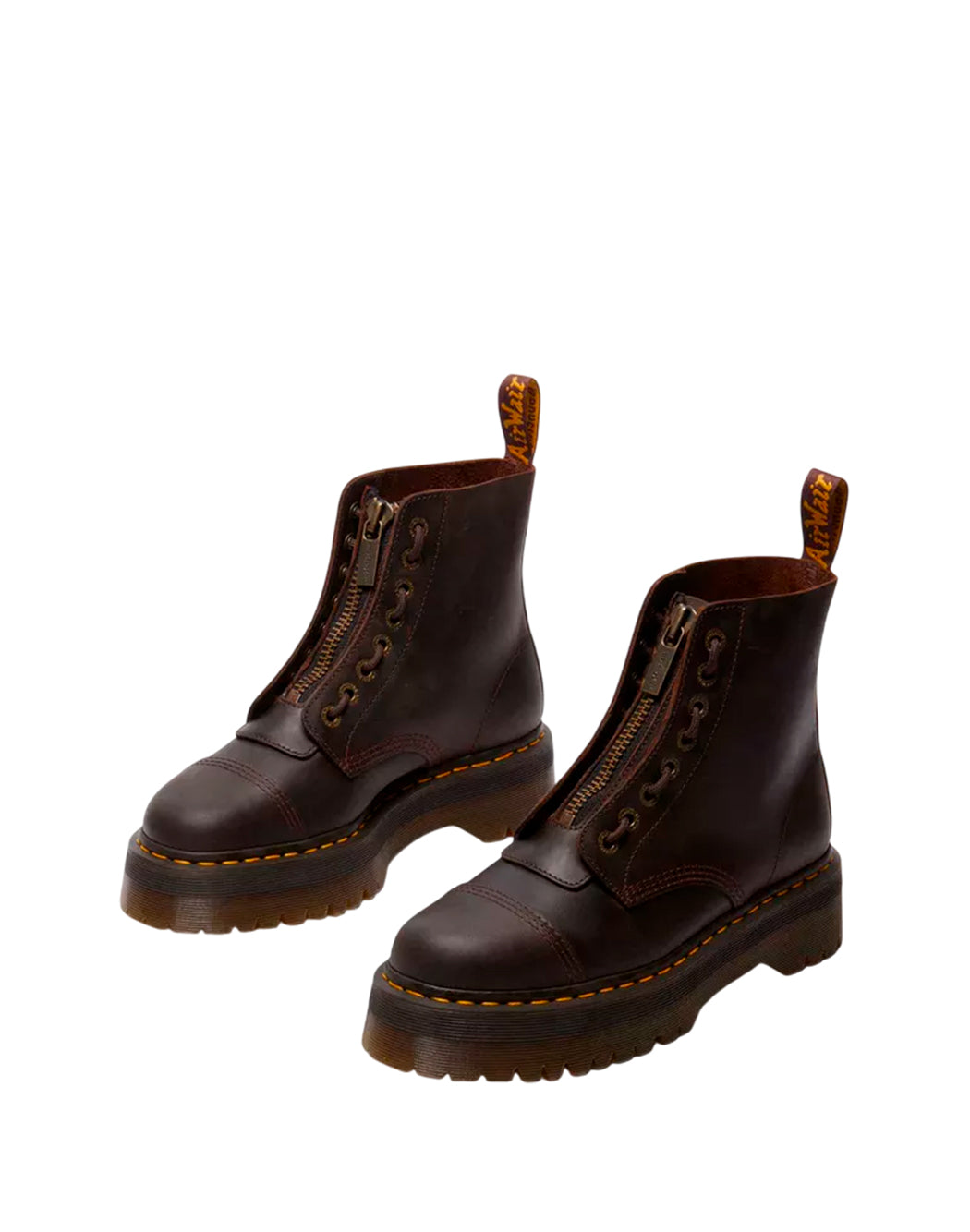 "Dr. Martens STIVALI STRINGATI "SINCLAIR" Marrone"