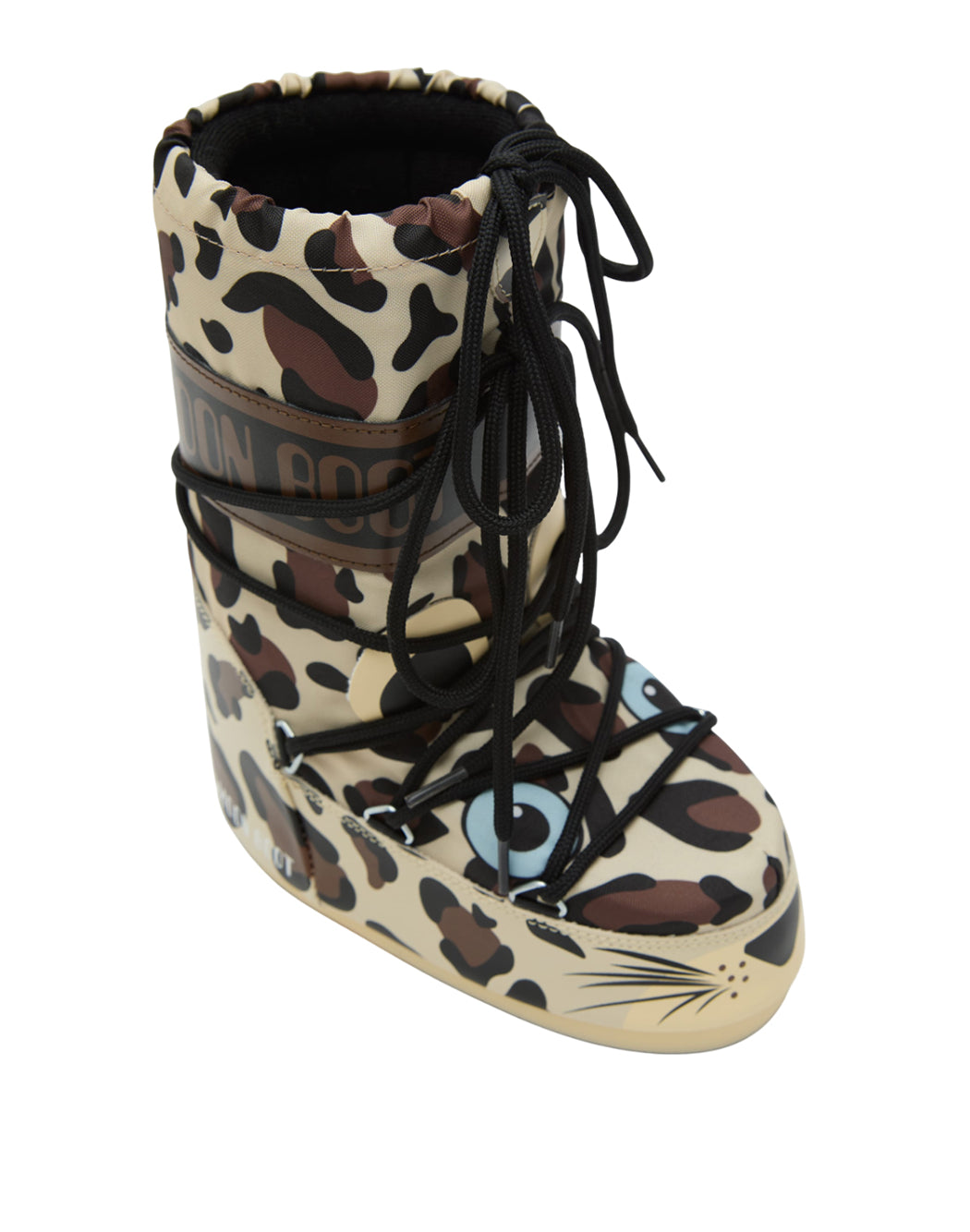 "Moon Boot STIVALI DA NEVE "LEOPARD" Marrone"