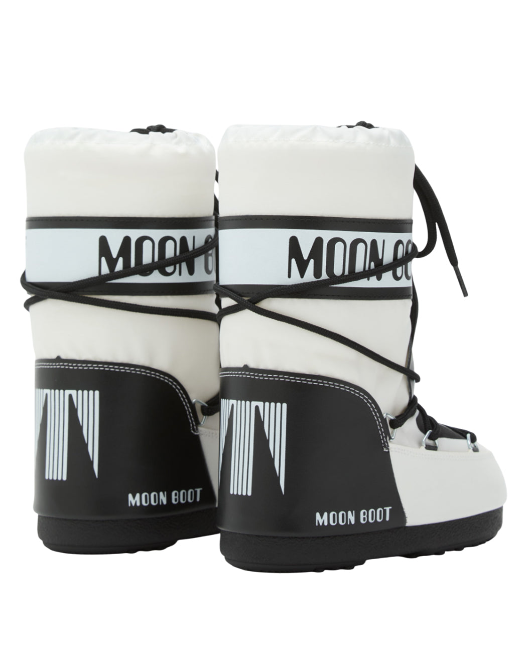 "Moon Boot STIVALI DA NEVE "PANDA" Bianco"
