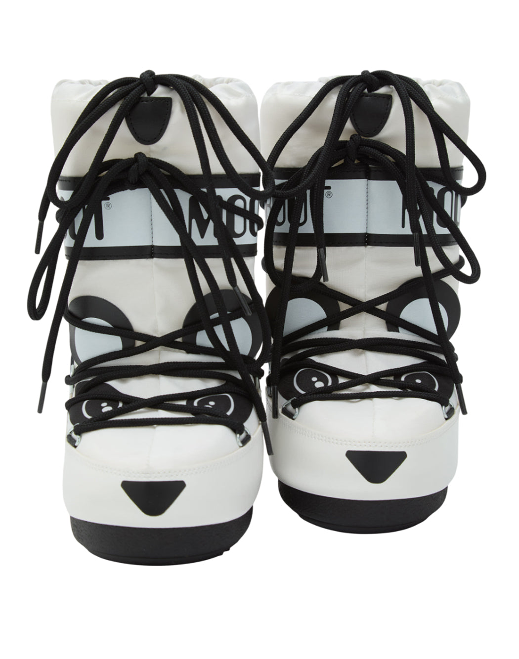 "Moon Boot STIVALI DA NEVE "PANDA" Bianco"
