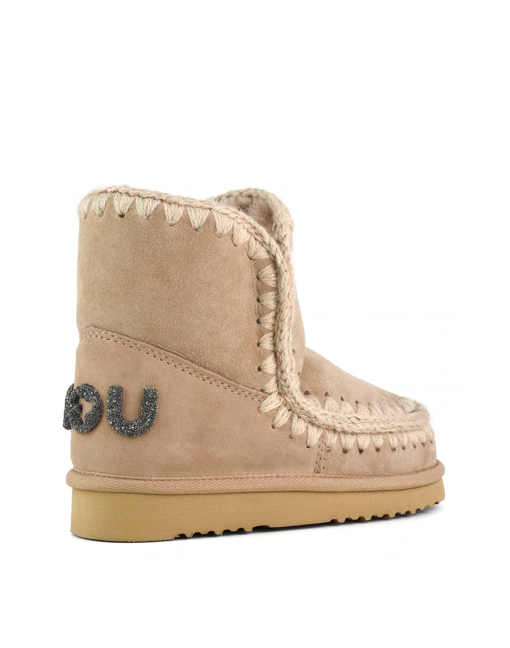 Mou STIVALETTI ESKIMO 18 CON LOGO GIOIELLO Neutro