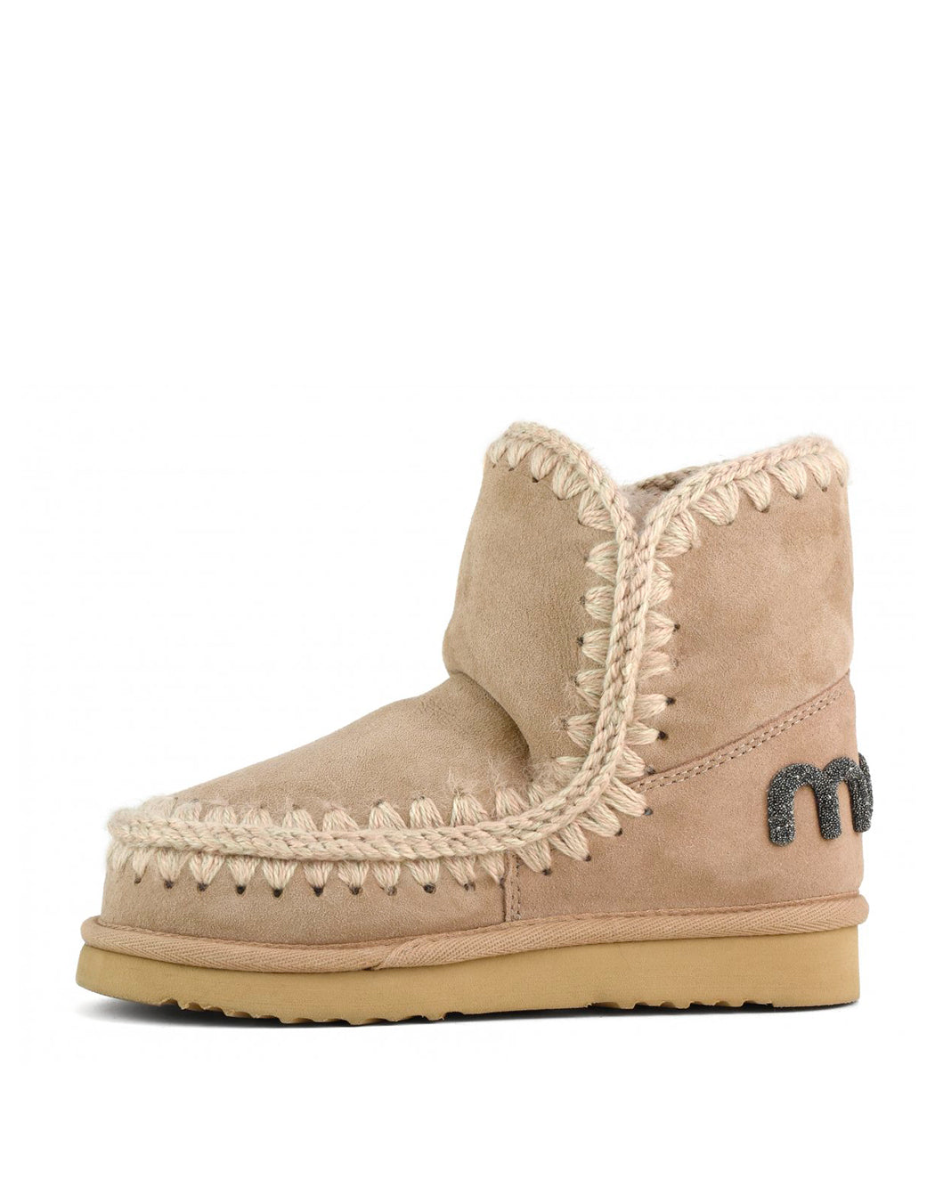 Mou STIVALETTI ESKIMO 18 CON LOGO GIOIELLO Neutro