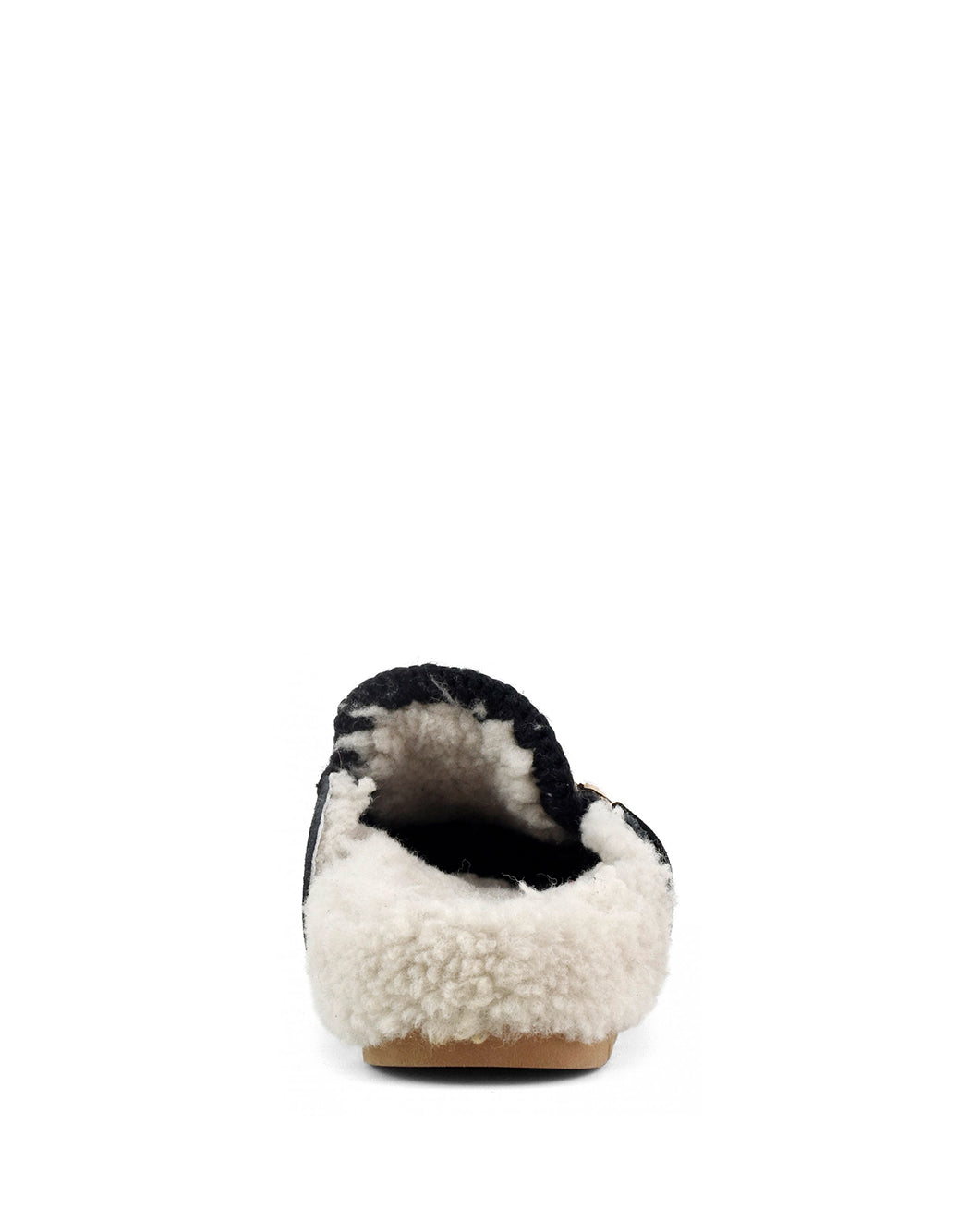 Mou CIABATTE ESKIMO CON MAXI LOGO Nero