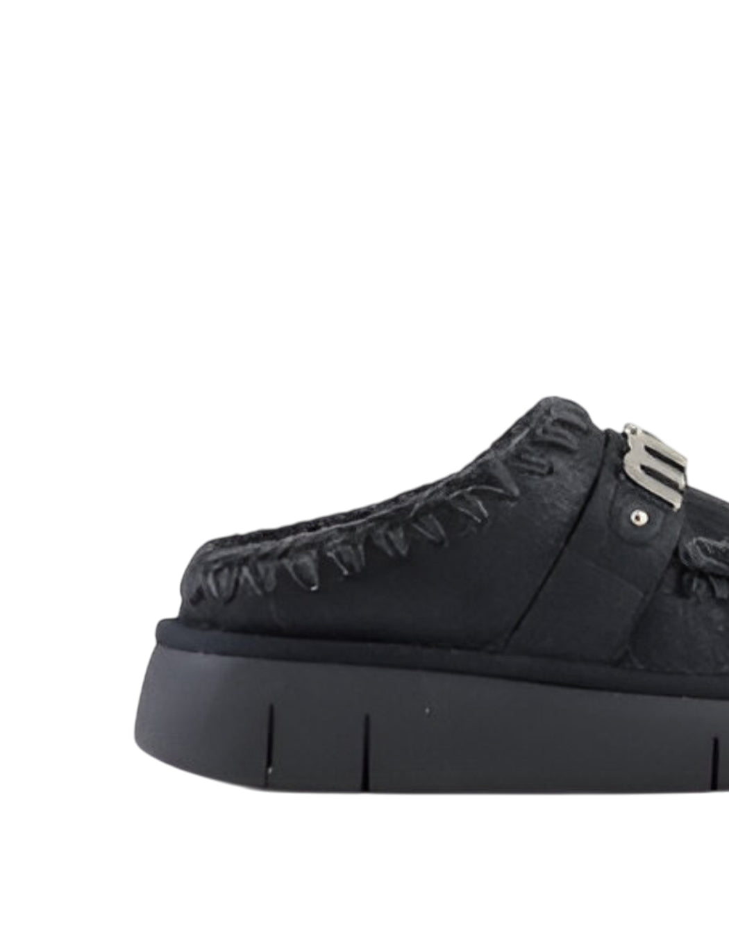 Mou BOUNCE CLOG CON LOGO METALLICO Nero