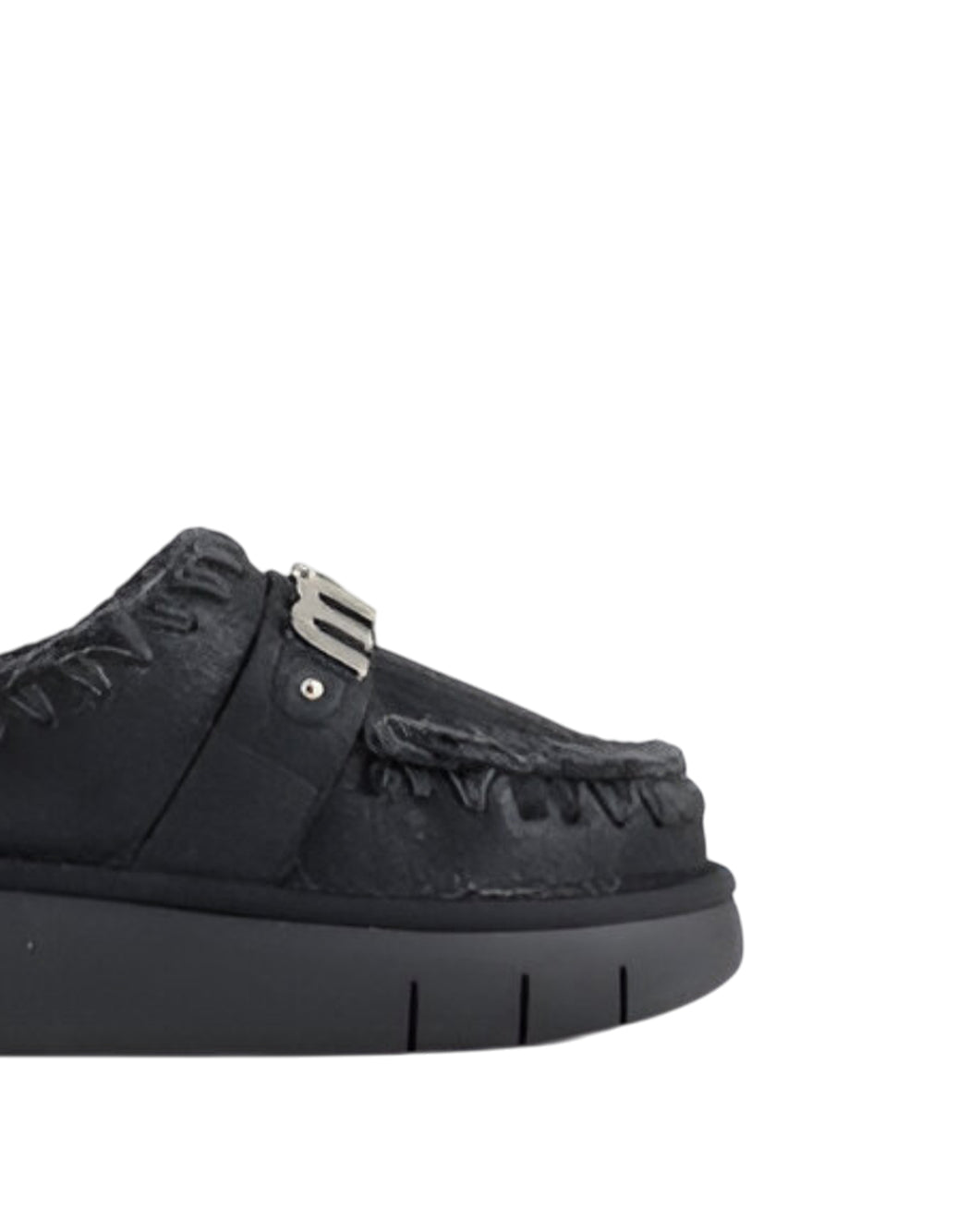 Mou BOUNCE CLOG CON LOGO METALLICO Nero