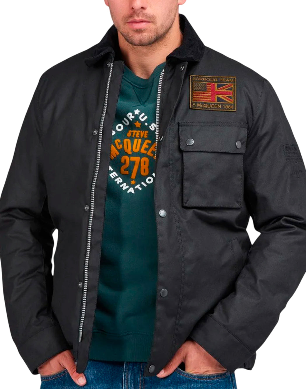 Barbour International Nero