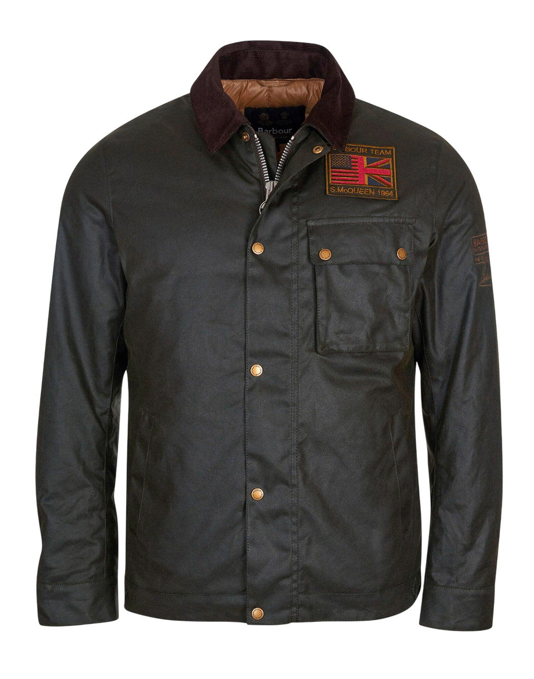 Barbour International GIACCA WORKERS WAX Verde