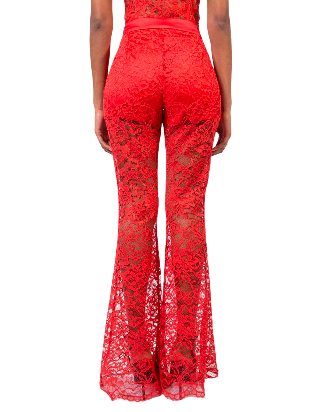 "Doris S PANTALONE "AMETISTA" Rosso"