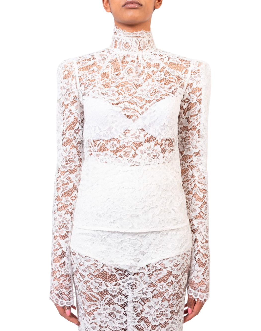 "Doris S BLUSA "ACQUAMARINA" Bianco"