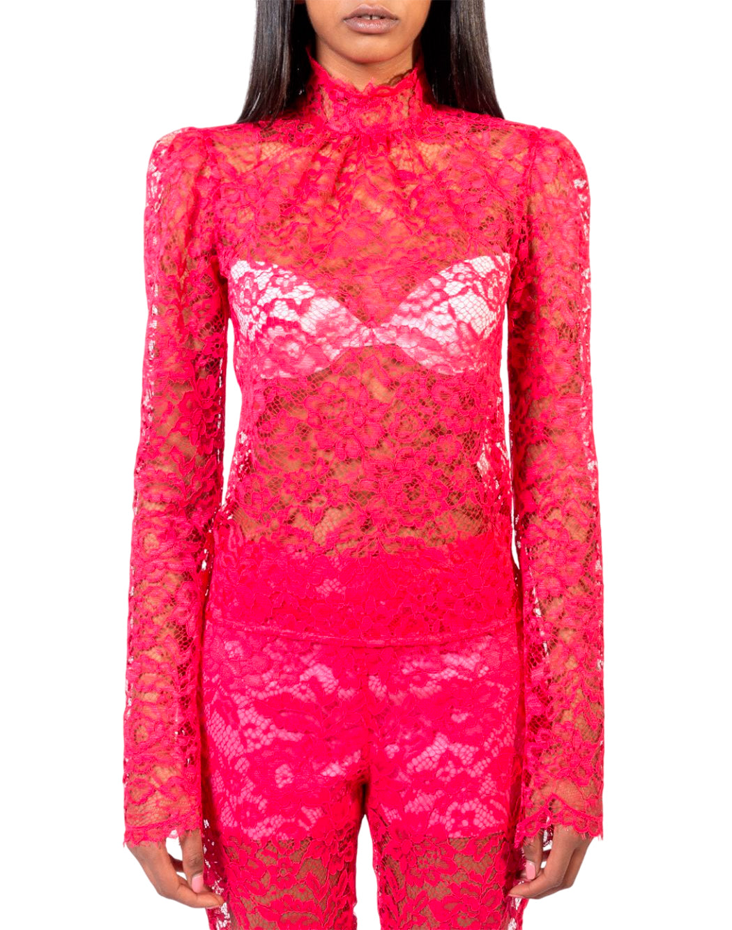 "Doris S BLUSA "ACQUAMARINA" Fucsia"