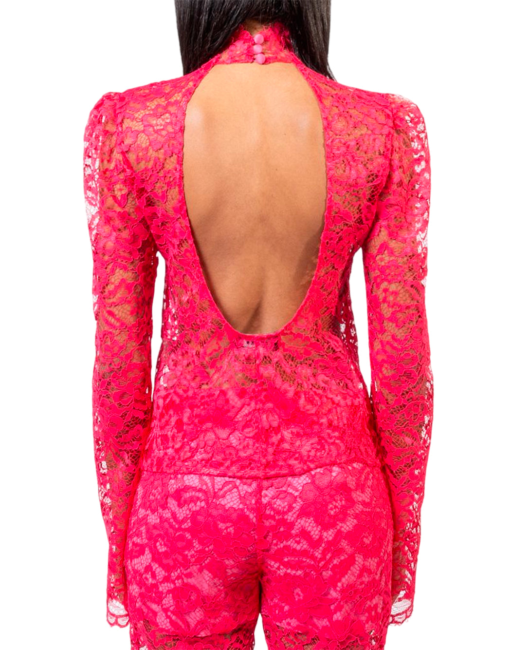 "Doris S BLUSA "ACQUAMARINA" Fucsia"
