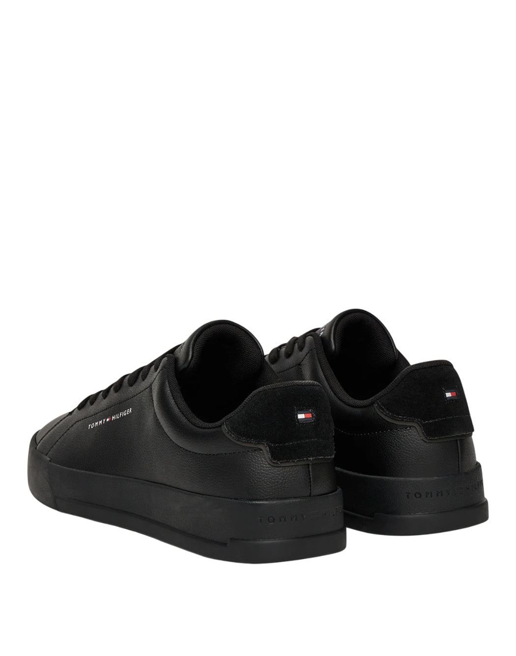 Tommy Hilfiger SNEAKERS TOMMY HILFIGER TH COURT LTH DETAIL ESS – FM0FM05367 Nero
